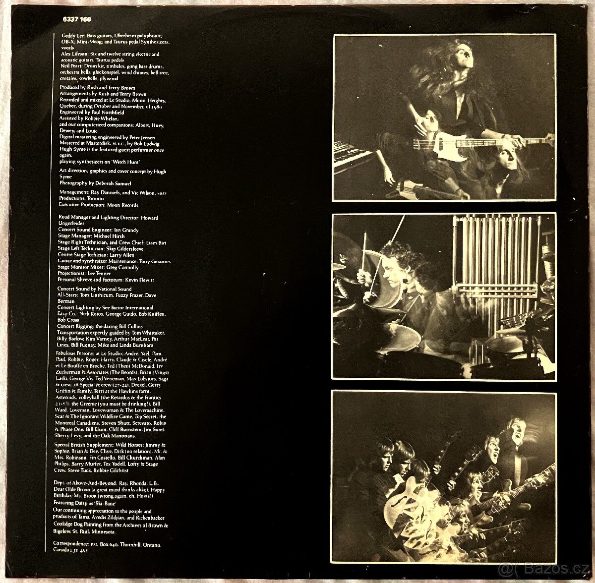 LP RUSH 1981 MOVING PICTURES UK FIRST PRESS - 4