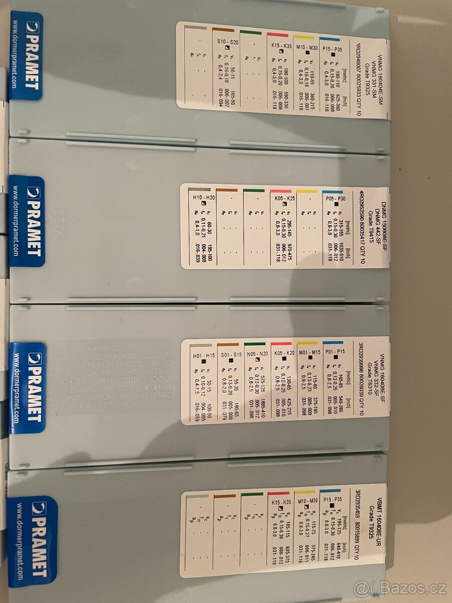 Rezné plátky, Karbidove doštičky - 4