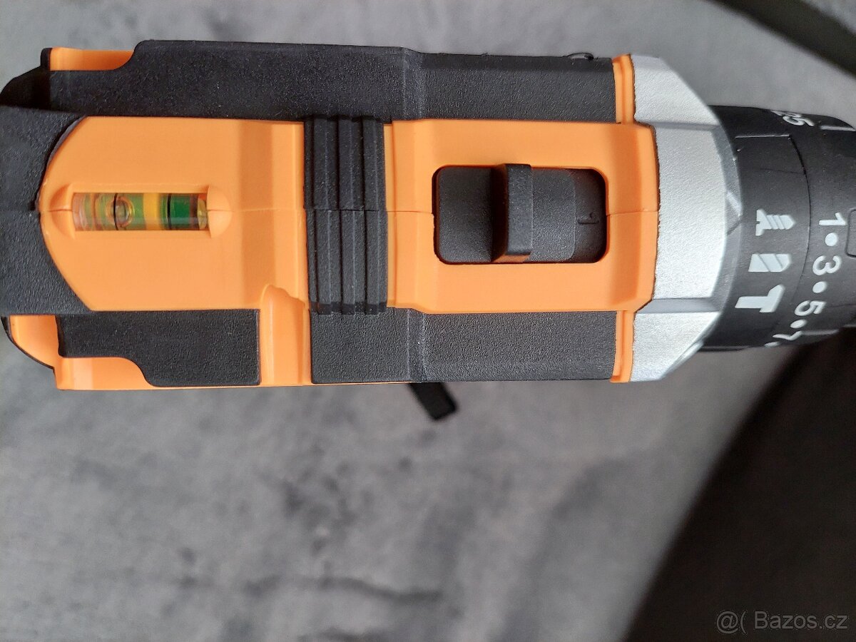 Aku příklepová vrtačka, šroubovák, 2 baterie, příslušenství. - 4