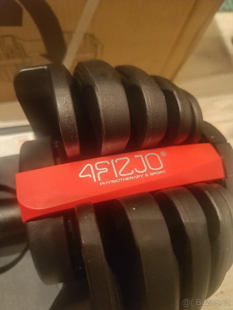 Set 2ks - nastavitelné činky 4Fizjo 2x 24kg - 4