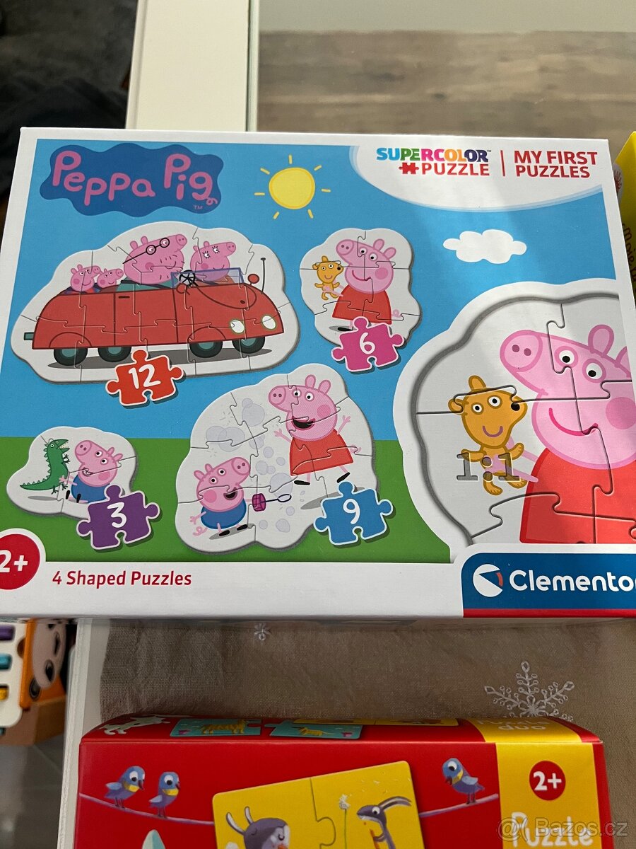 Hra mňam -mňam, puzzle Pepa pig a puzzle DUO - 4