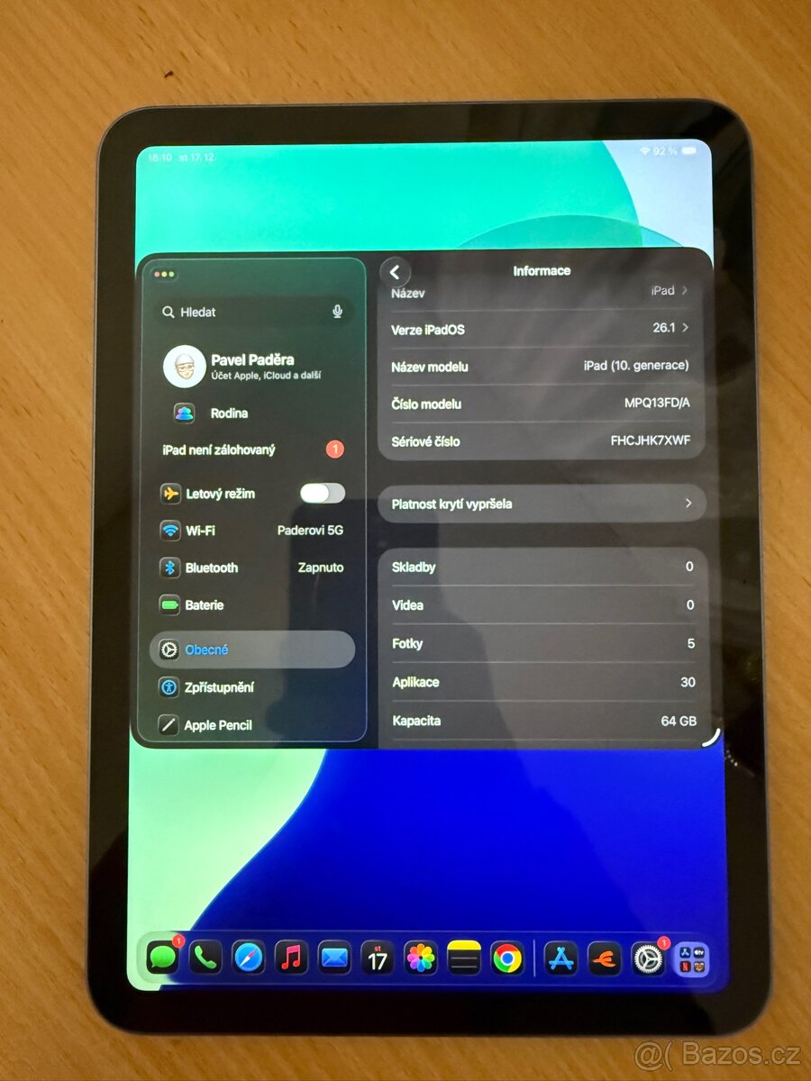 Apple iPad 10 generace WiFi 64gb - 4