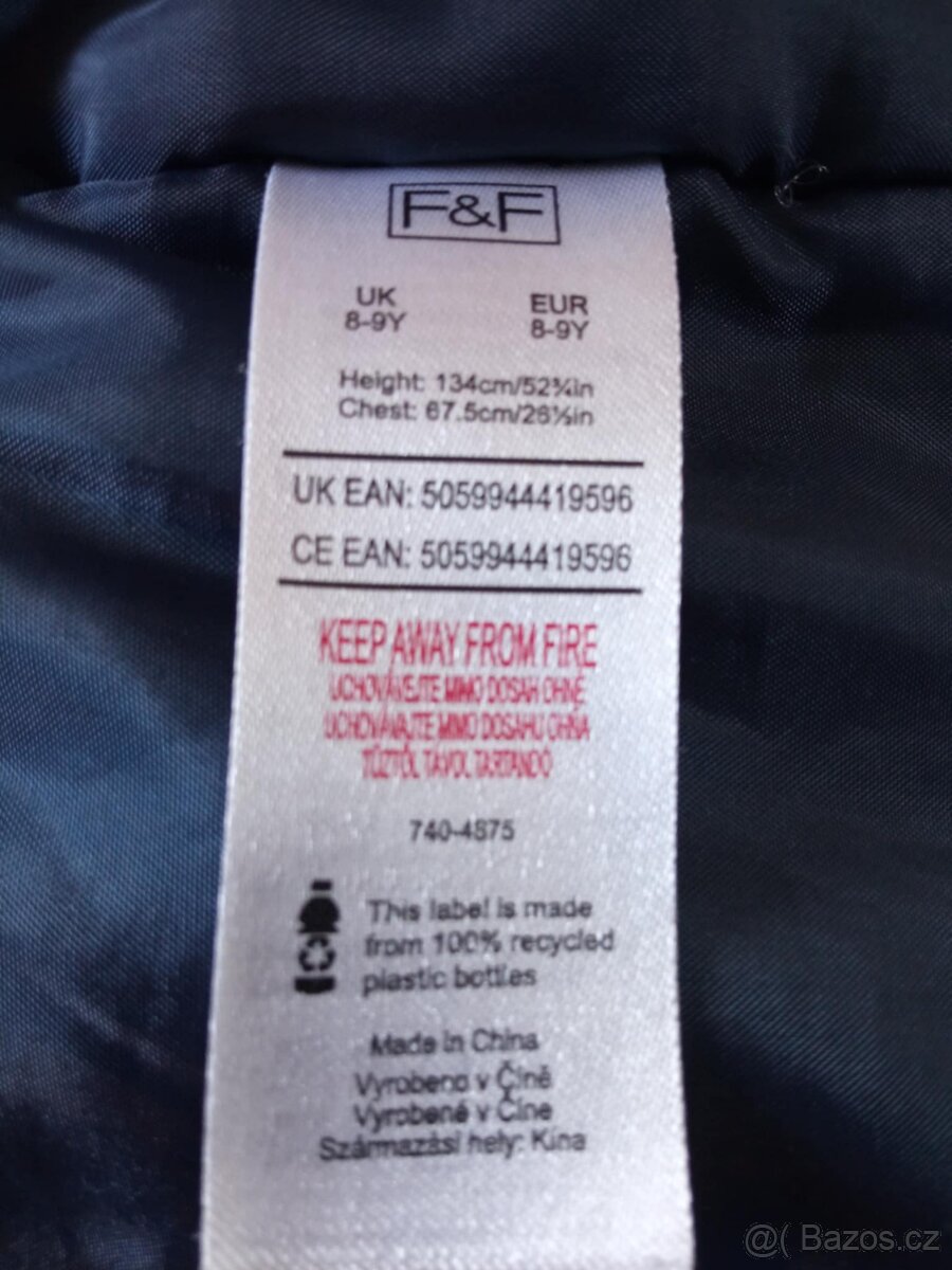 Chlapecký kabátek, parka F&F - 4