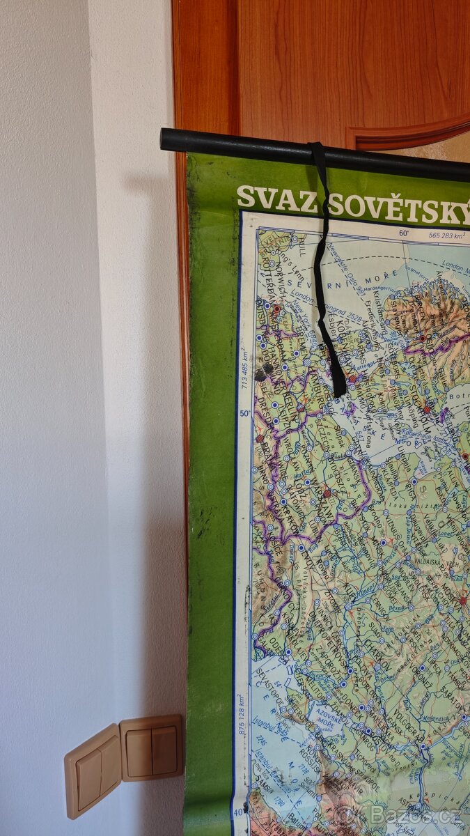 Školní mapa SSSR - 4