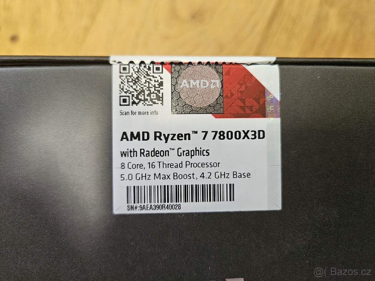 AMD Ryzen 7800X3D - záruka - 4