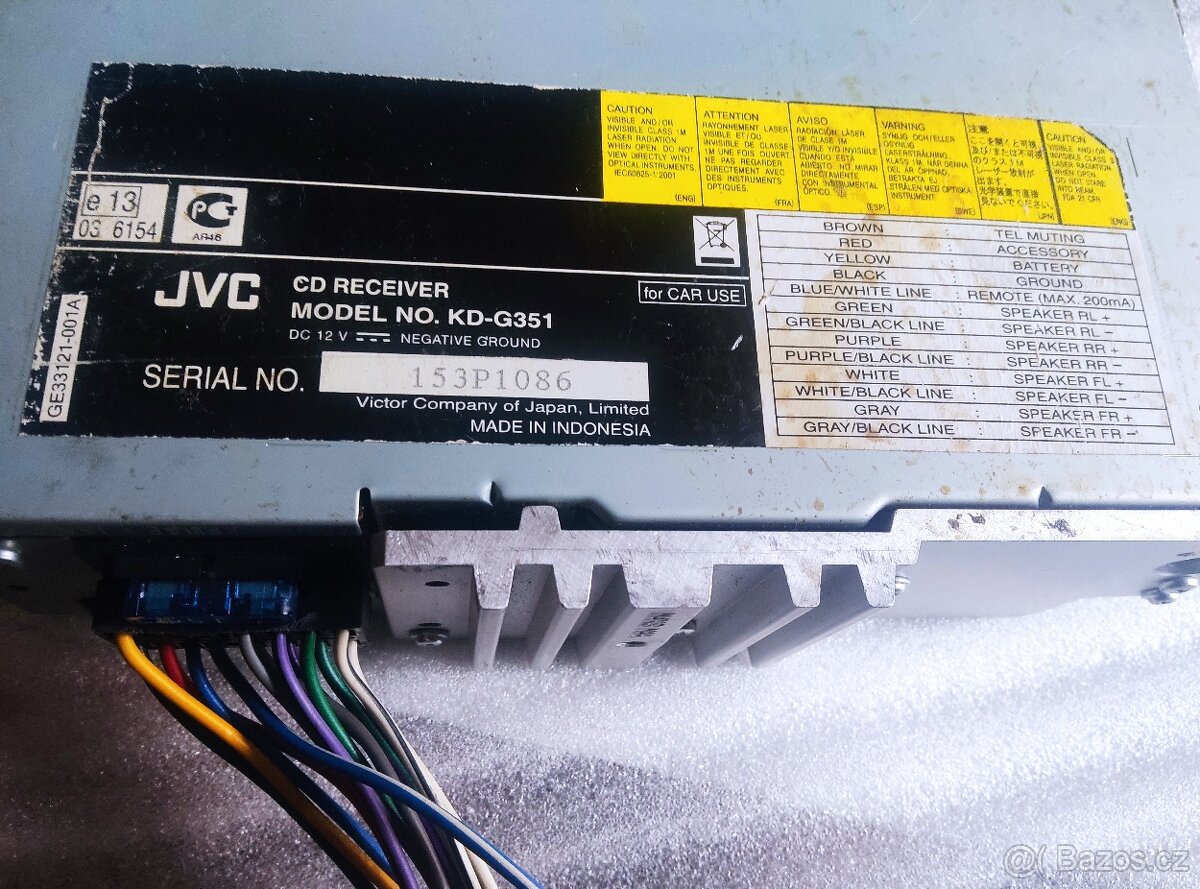 JVC KD - G 351 - 4