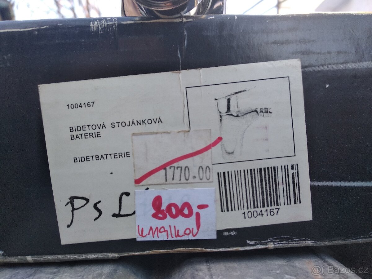 Bidetová stojánková baterie - 4