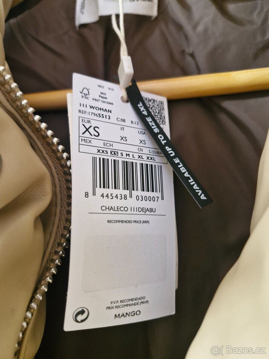 Luxusní koženková vesta zn. MANGO - 4