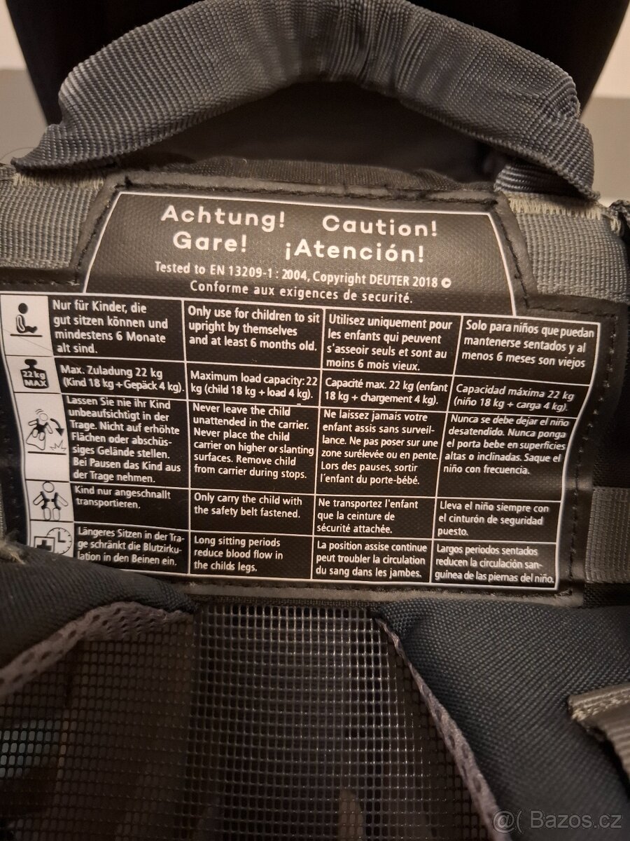 NOSÍTKO DEUTER KID COMFORT LITE - 4