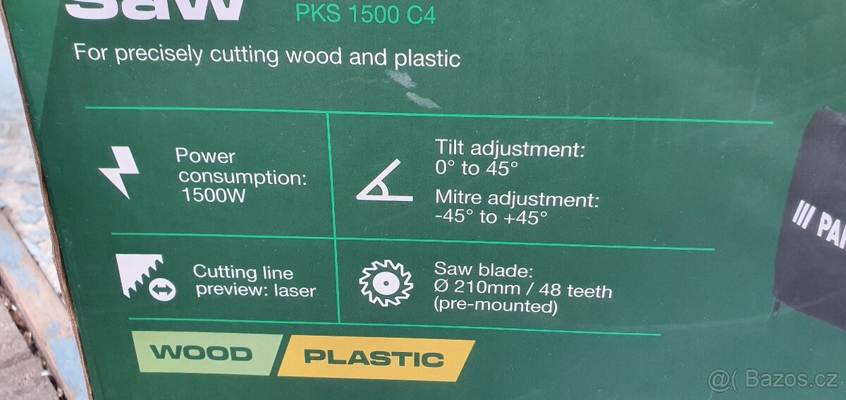 Kapovací a pokosová pila Parkside - 4