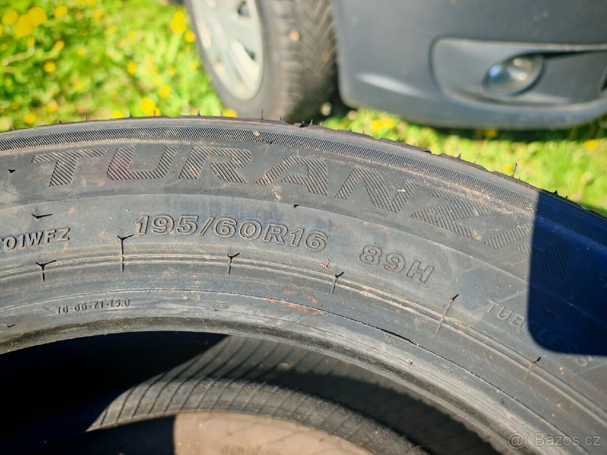Letní pneu Bridgestone 195/60/16. - 4