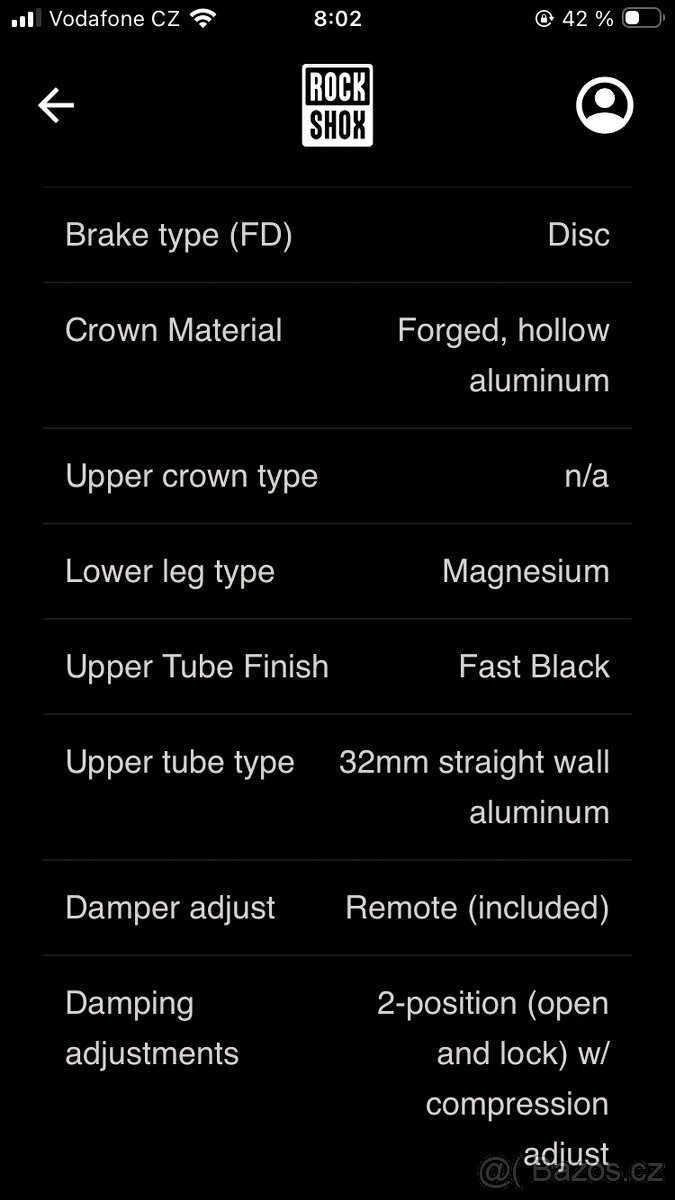 Rockshox SID RLC 100mm 29” - 4