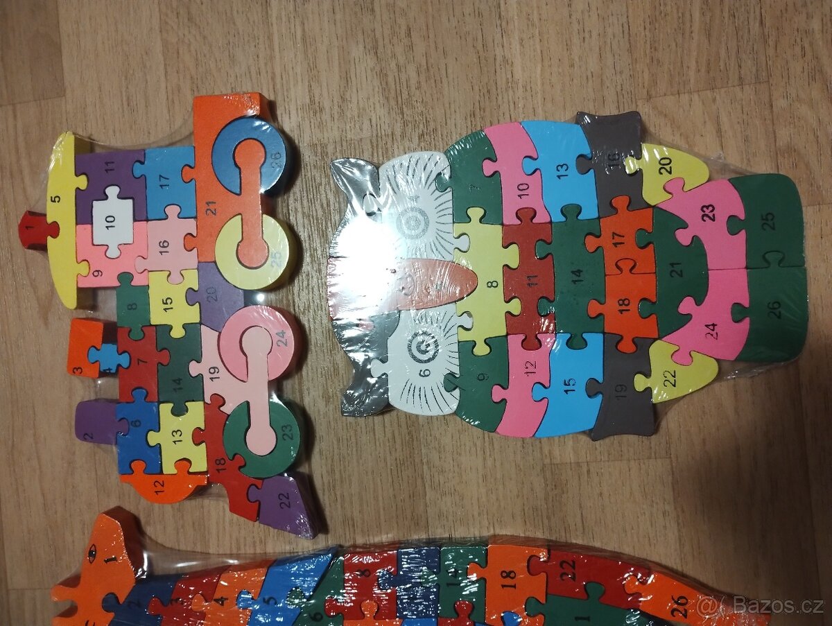 Dřevěné puzzle - 4