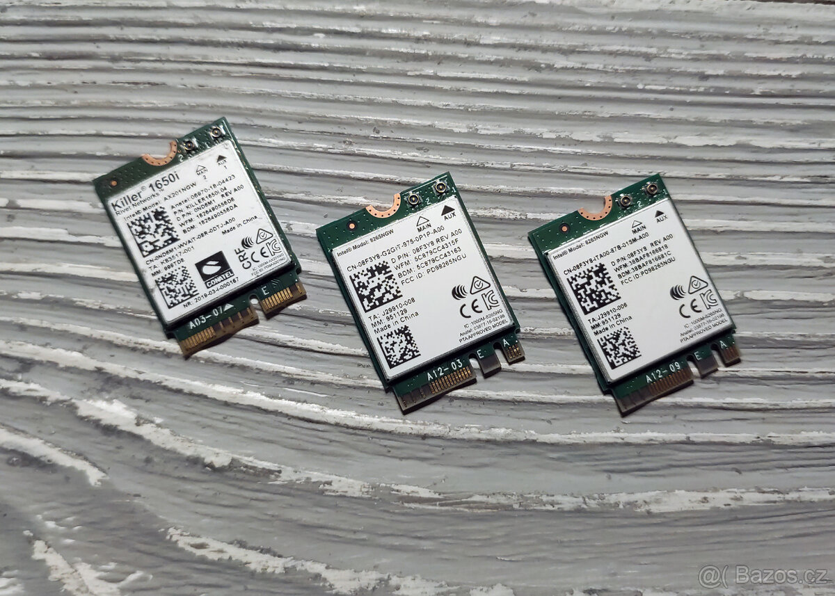 Modul do notebooku Intel Killer Wi-Fi 6 AX1650 – bezdrátová - 4