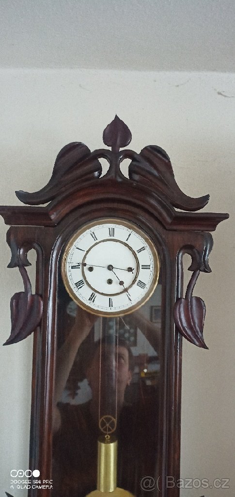 Unikátní kombinované čtvrťové hodiny Karel Suchý. - 4