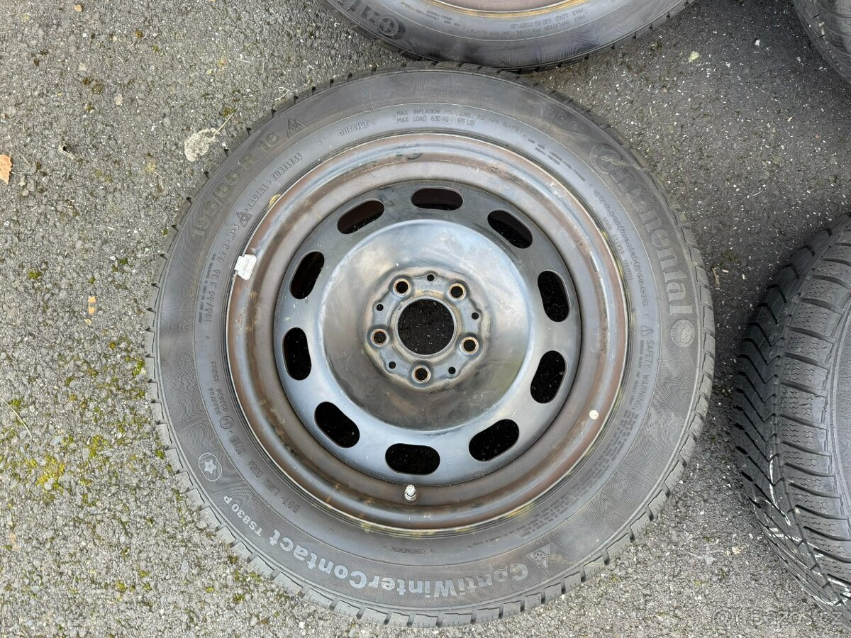 Zimní sada BMW 5x120 et47 r16 s pneu 195/65/16 - 4