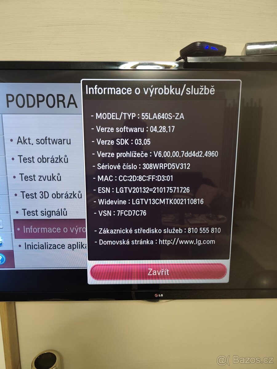 LG 3D televize 55' 140cm Smart - 4