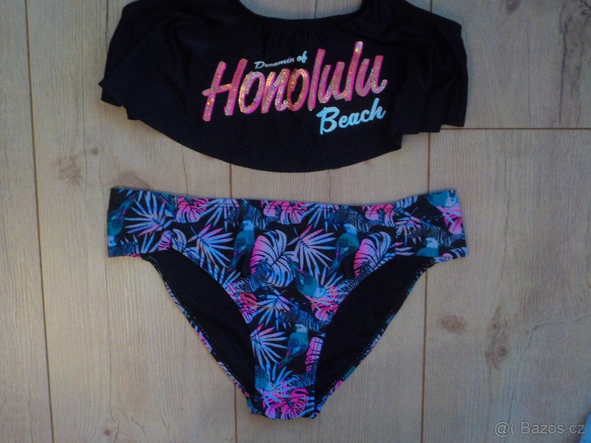 Dívčí plavky zn. Lindex vel. 158/164, 1x122/128 - 4