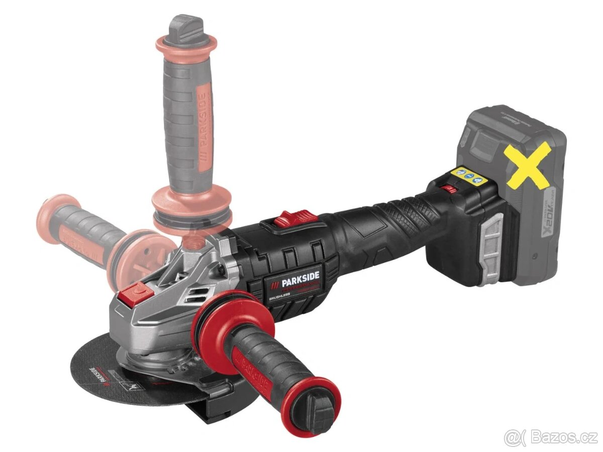 Nová flexa Parkside Performance PWSAP 20-Li G7 5let záruka - 4