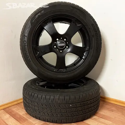 SSANGYONG KORANDO 5x112 R17 ET35+CELOROČNÍ 225/60R17 7/6mm - 4