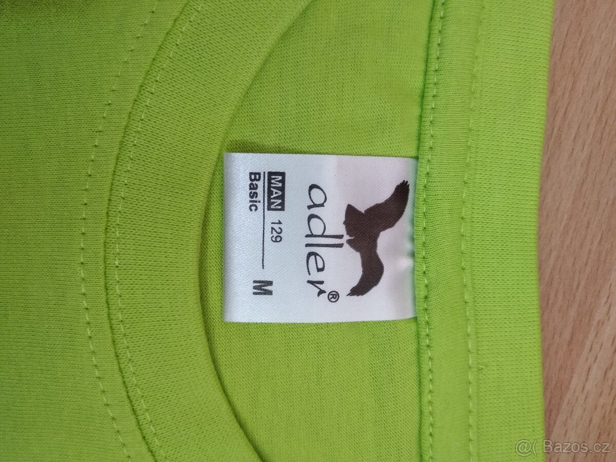 Nové tričko pánské zelené, vel. M - 4