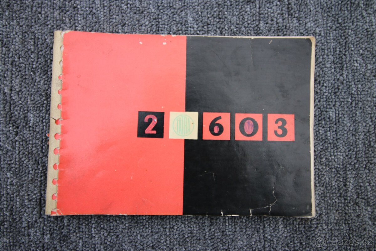 Tatra 603-2 katalog náhradních dílů a příručka řidiče - 4