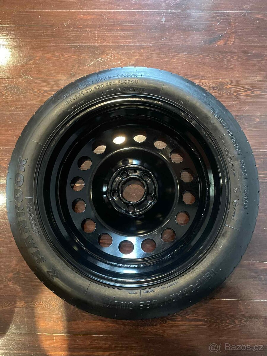 Dojezdové kolo Volvo / Ford R17 5x108 - 4