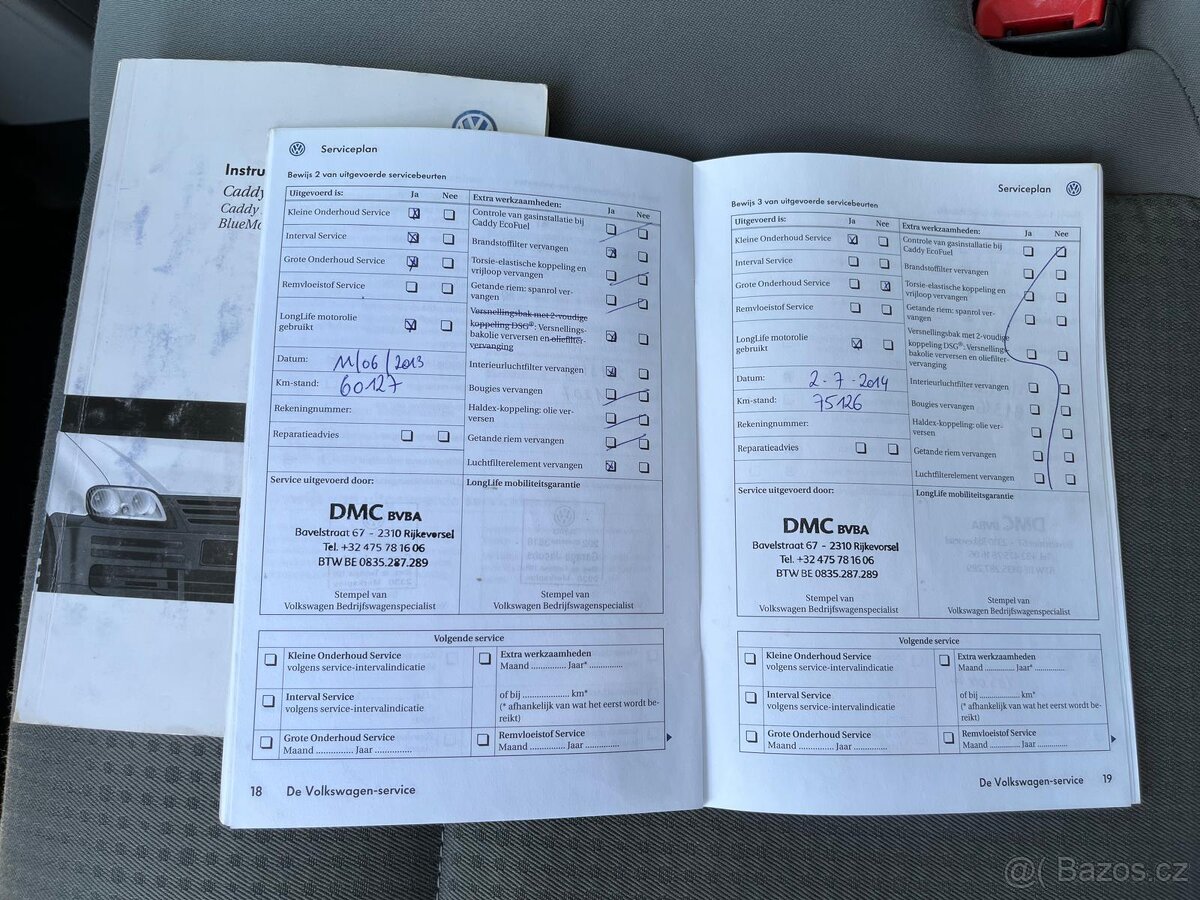 VW CADDY 1.9 TDi SERVISNÍ KNIHA MODEL BEZ FILTRU - 4