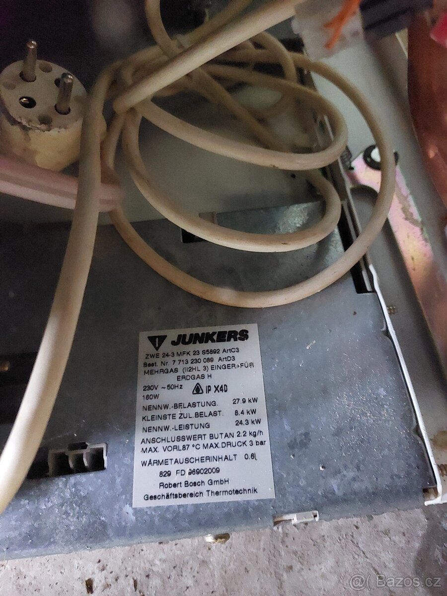Prodám plynový kotel Junkers - 4