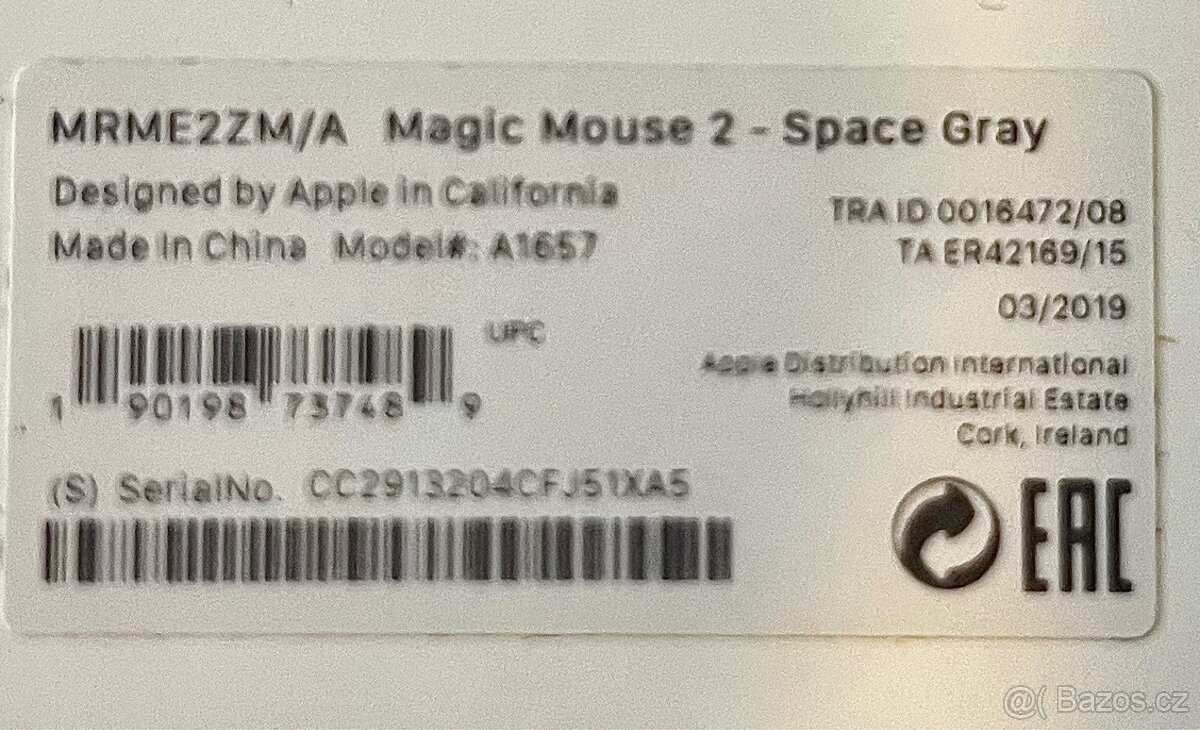 Apple Magic Mouse 2 - Space Gray USB-C - 4