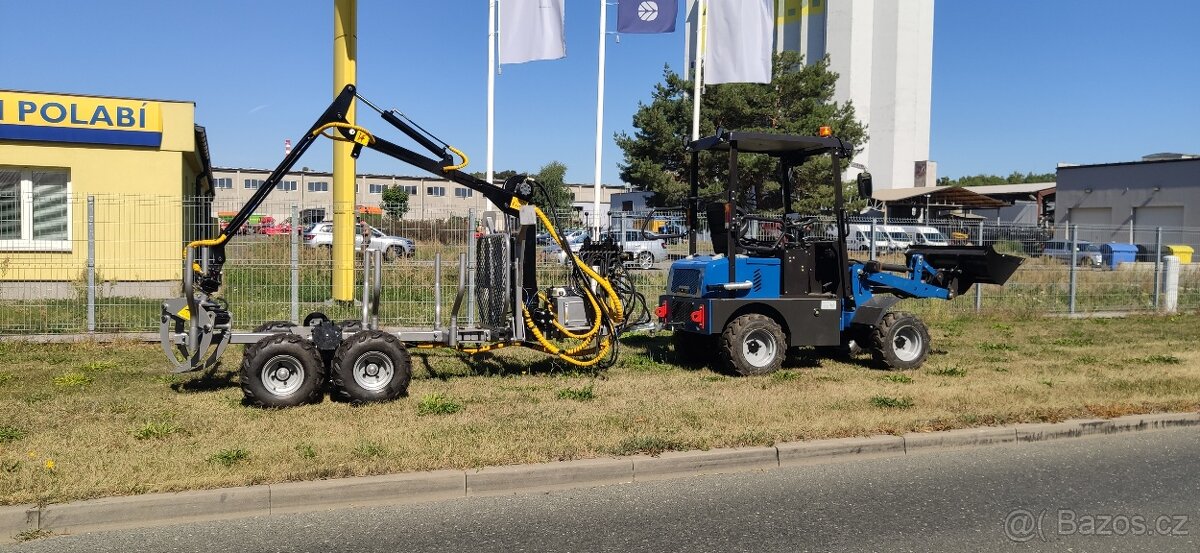 Vyvážečka dřeva, vyvážecí vlek na dřevo - 4