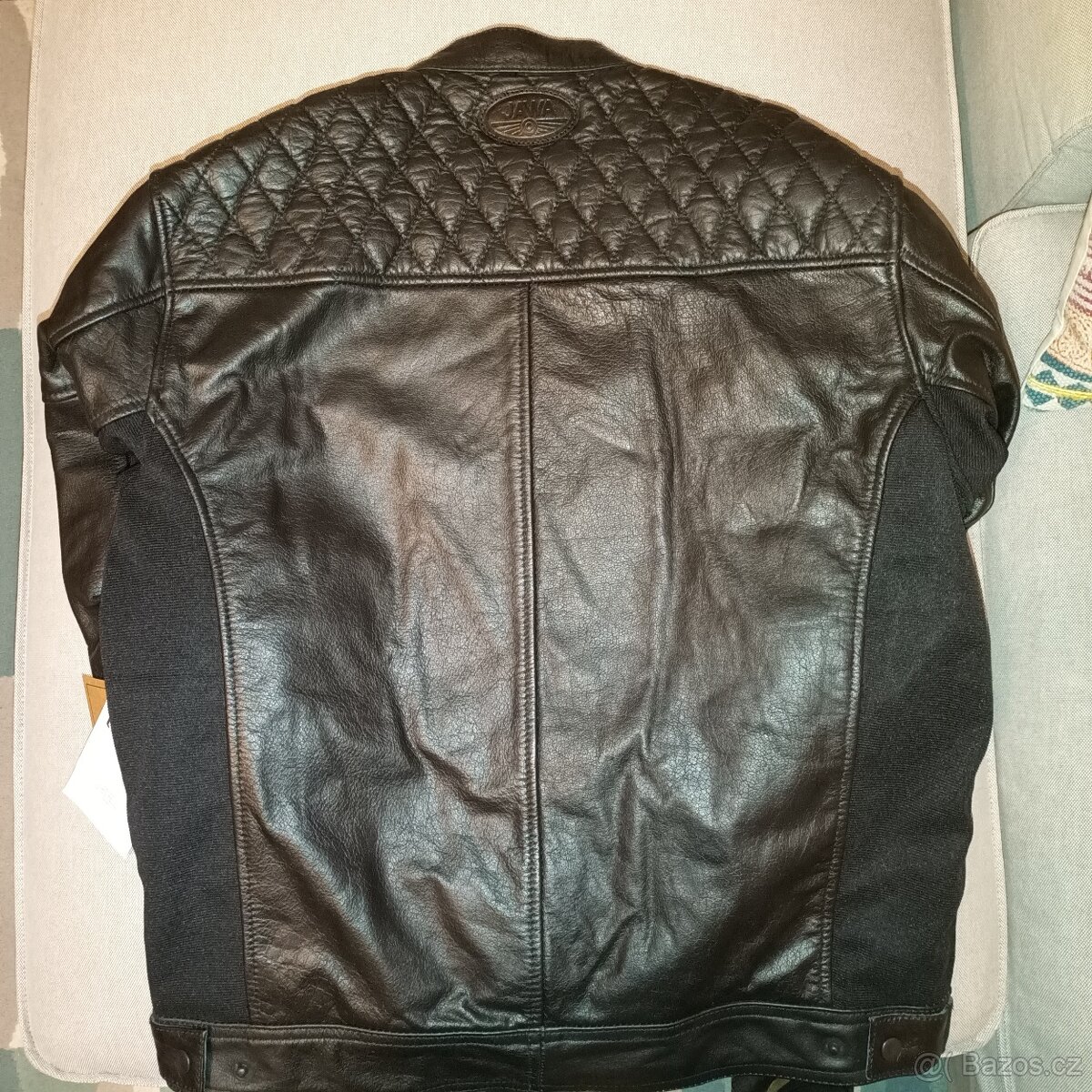 Prodám novou retro koženou moto bundu JAWA - 4