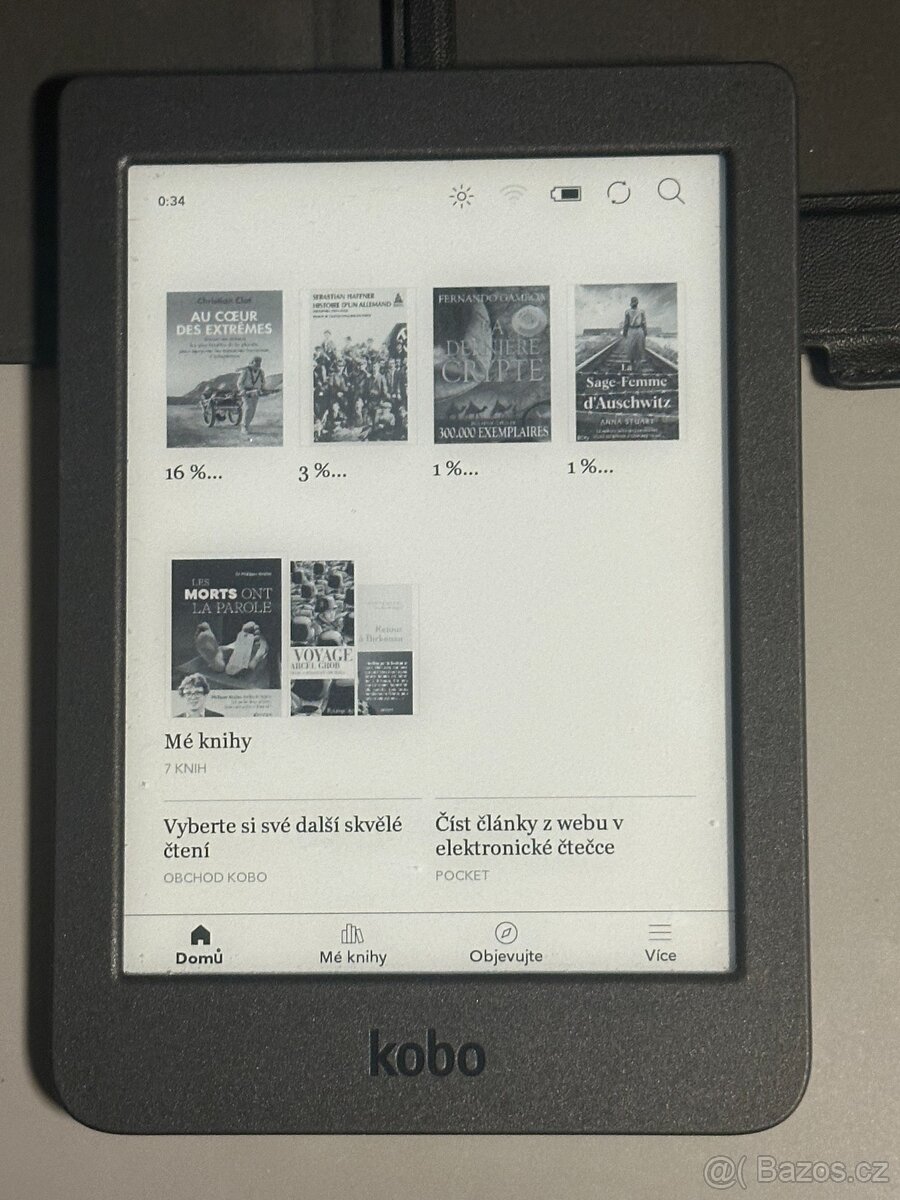 Čtečka elektronických knih Kobo Nia 8GB černá + obal 3 - 4