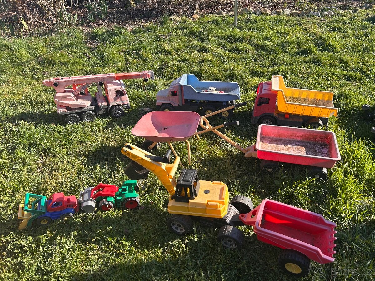 Bagr auto na písek s přívěsem - 4