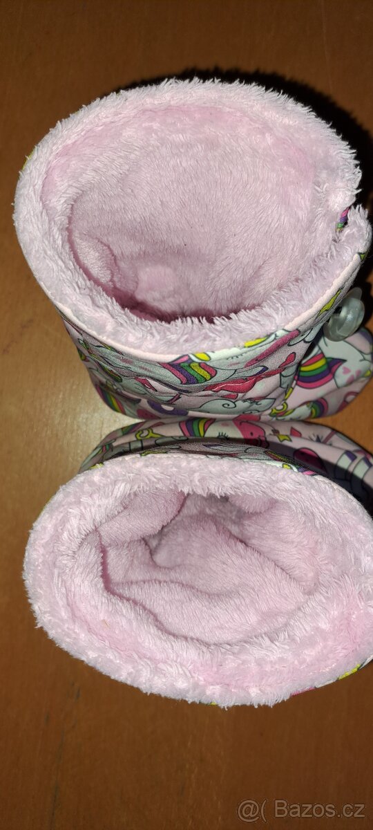 Dětské botičky-zateplené - 4