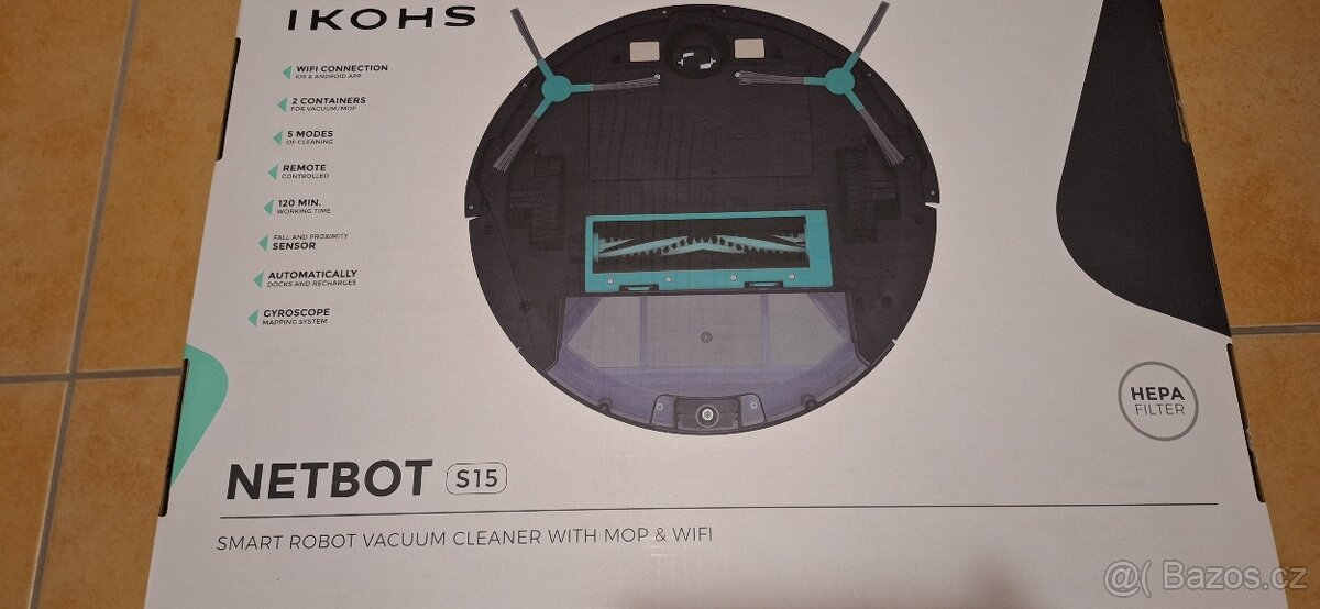NOVÝ robotický vysavač IKOHS NetBot S15 - 4