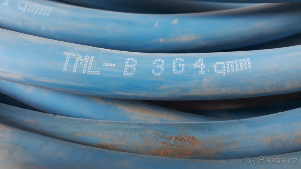 Kabel (třížilové lanko) 3x4 mm2 - 4