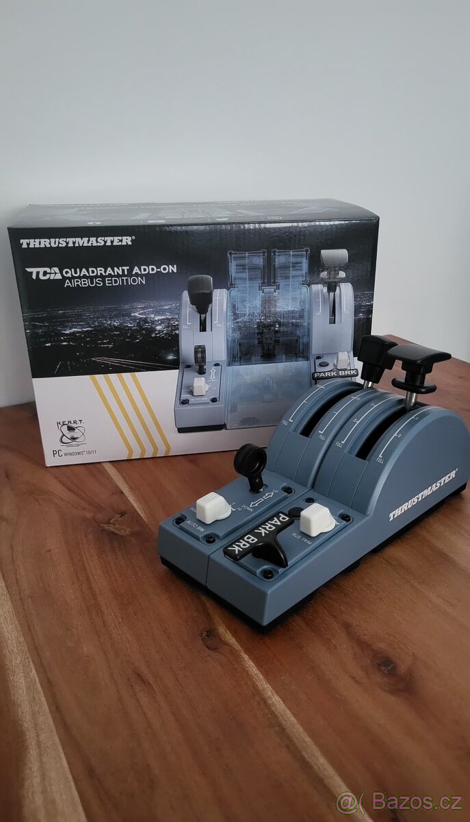 Thrustmaster TCA Airbus -páky, klapky a sidestick (TOP STAV) - 4