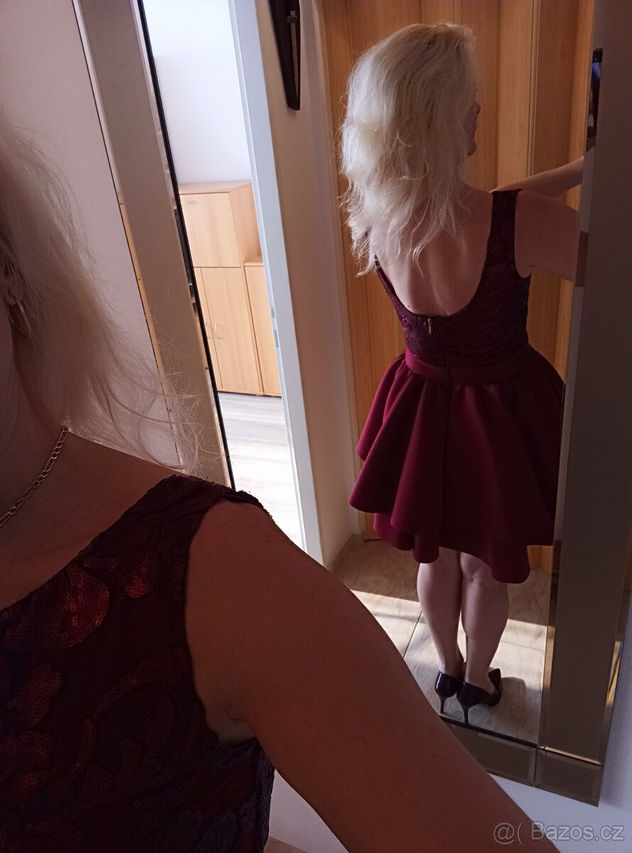 Šaty Roco plesové, společenské vel. 38 - 4