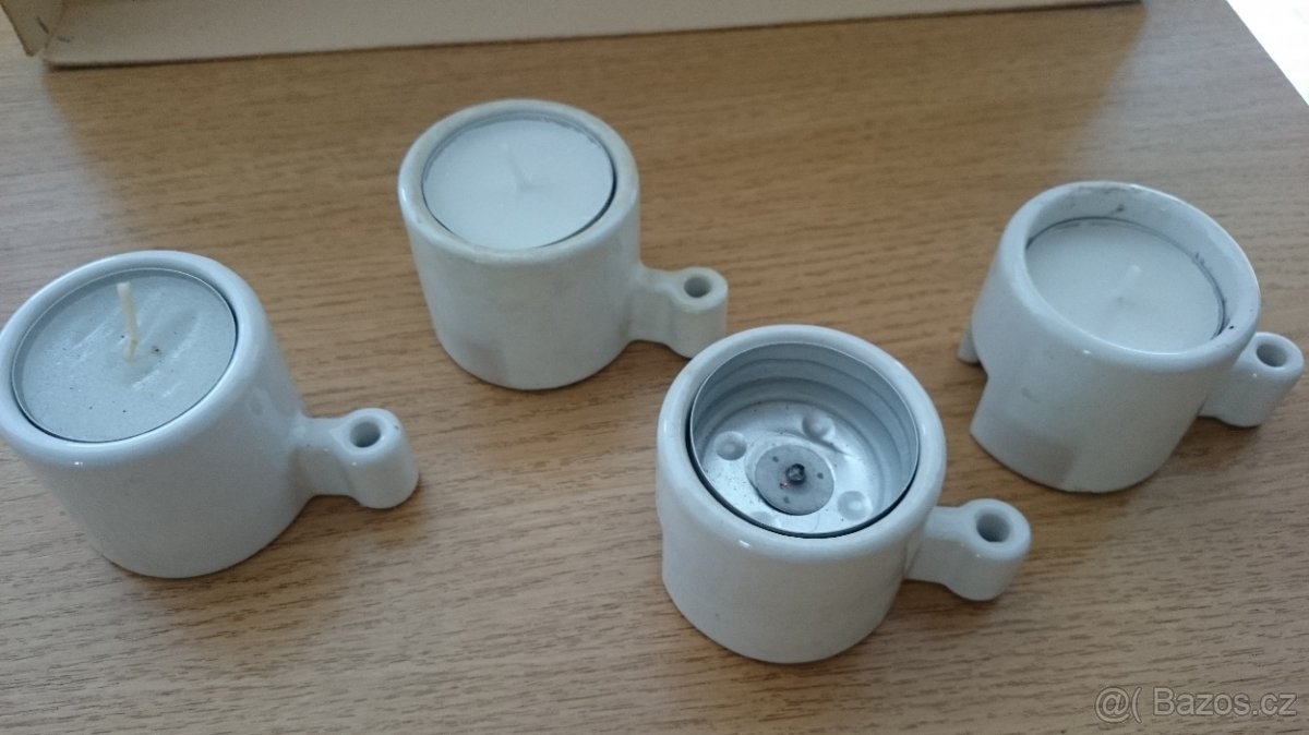 Vánoční ubrusy, baňky, svíčky, svícny,... - retro. - 4