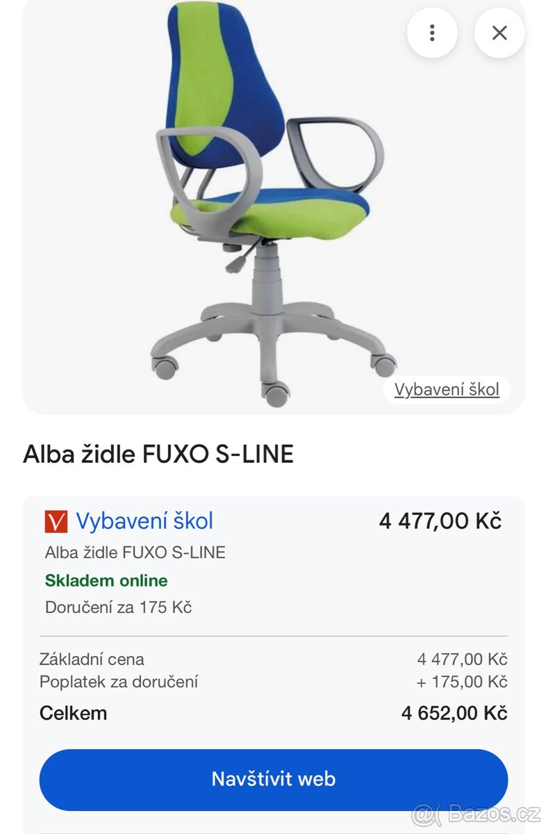 dětská rostoucí židle Alba Fuxo - 4