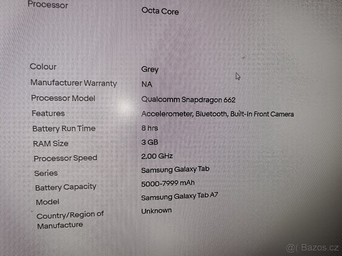 Tablet Samsung Galaxy Tab A7 2020 - 4