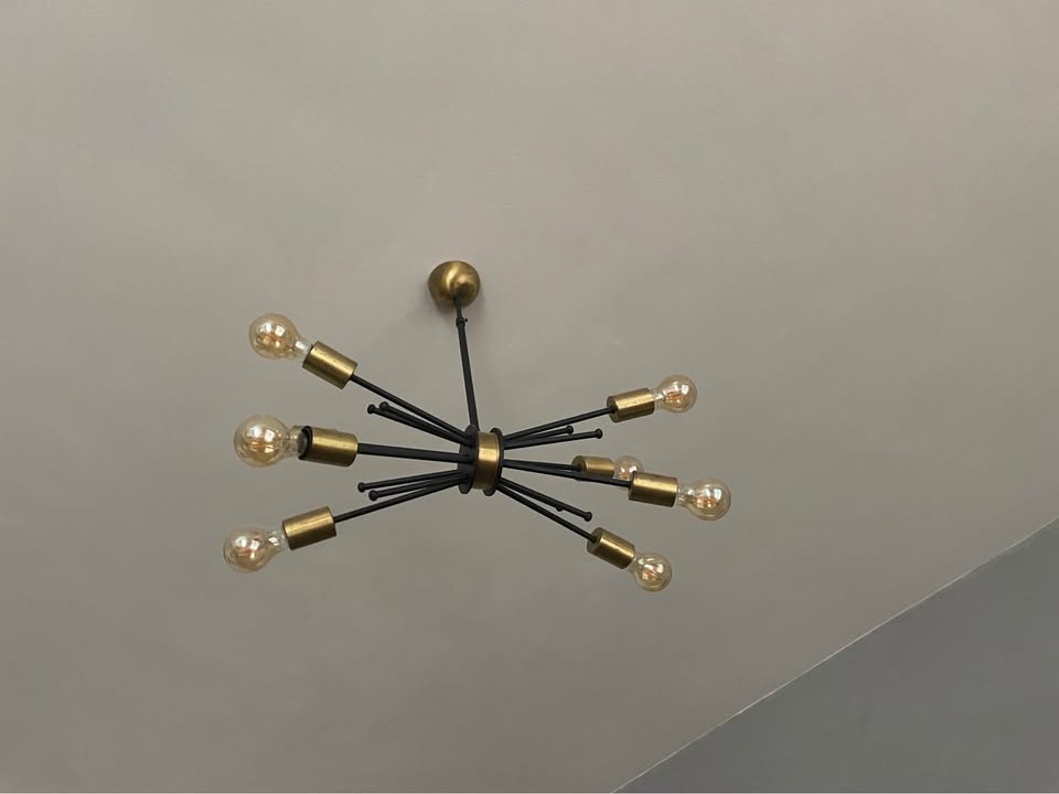 Lustr kovový industriální design - 4