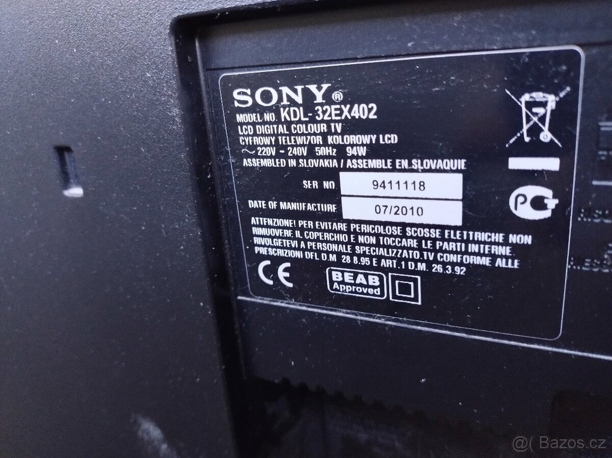 Sony KDL 32EX402 - 4