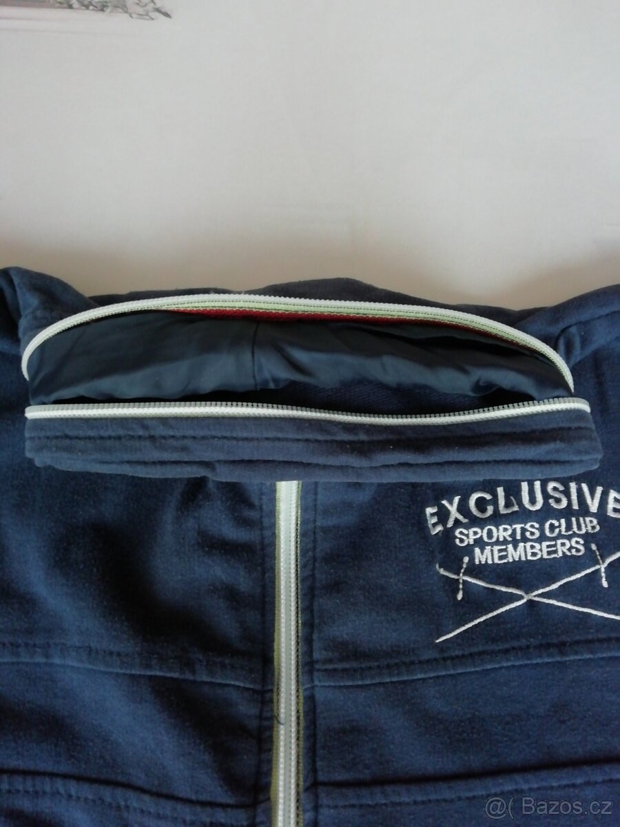 Pánská modrá mikina SMOG - 4