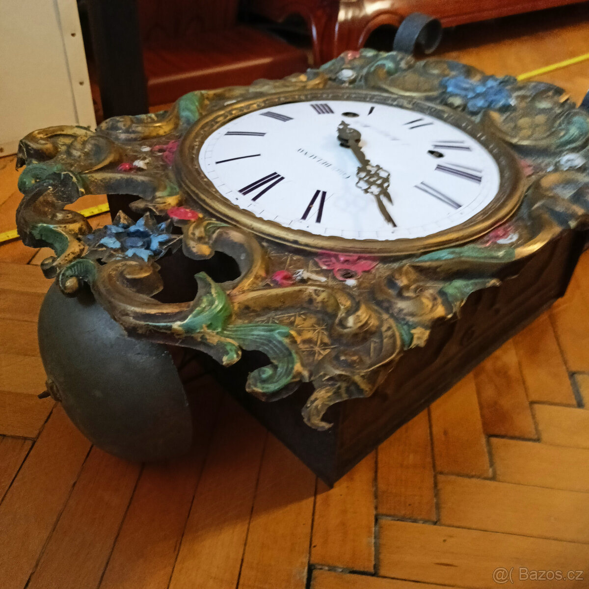 Kyvadlové závažové hodiny Comtoise - 4