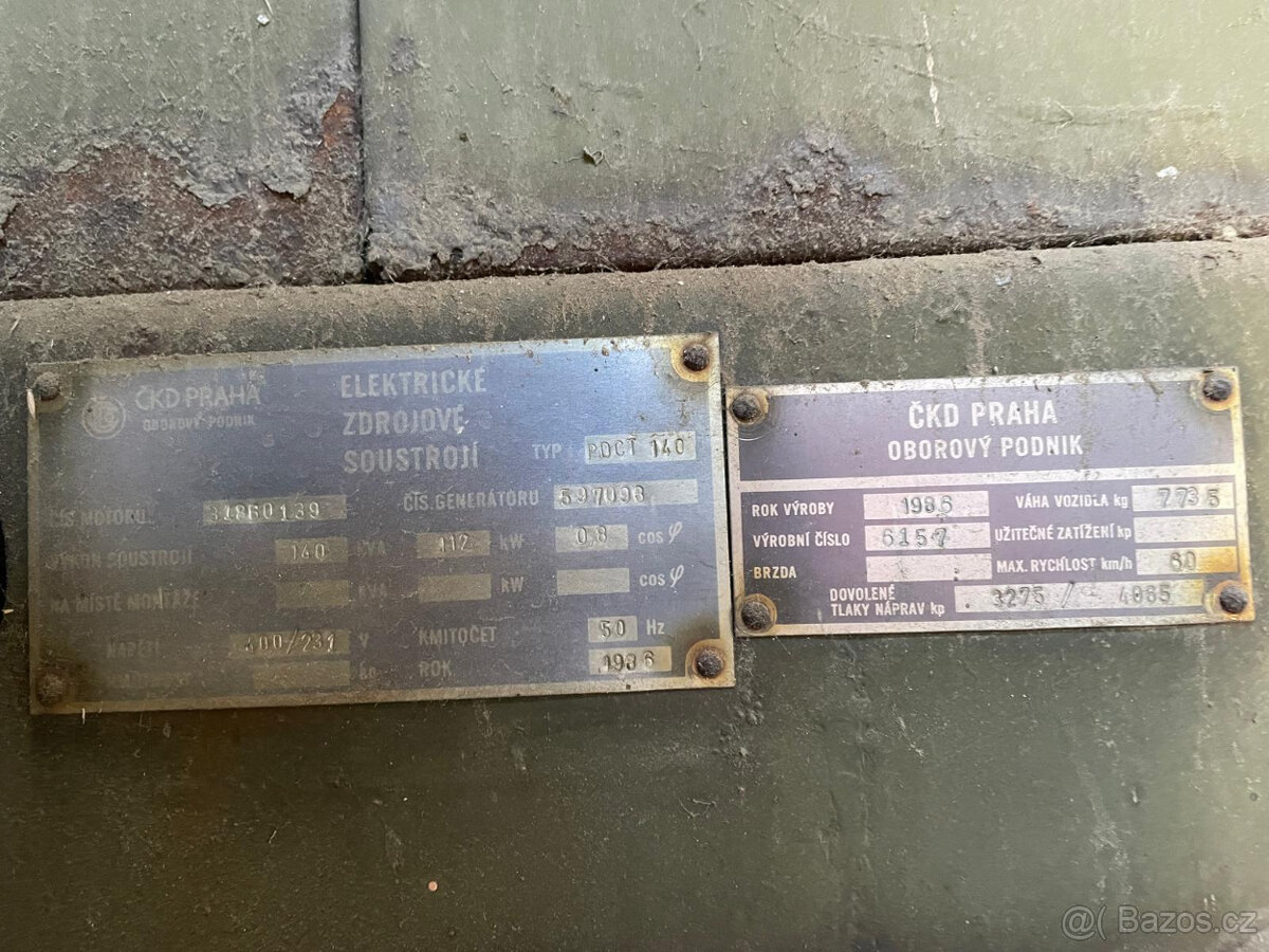 Dieselagregát ČKD - 4