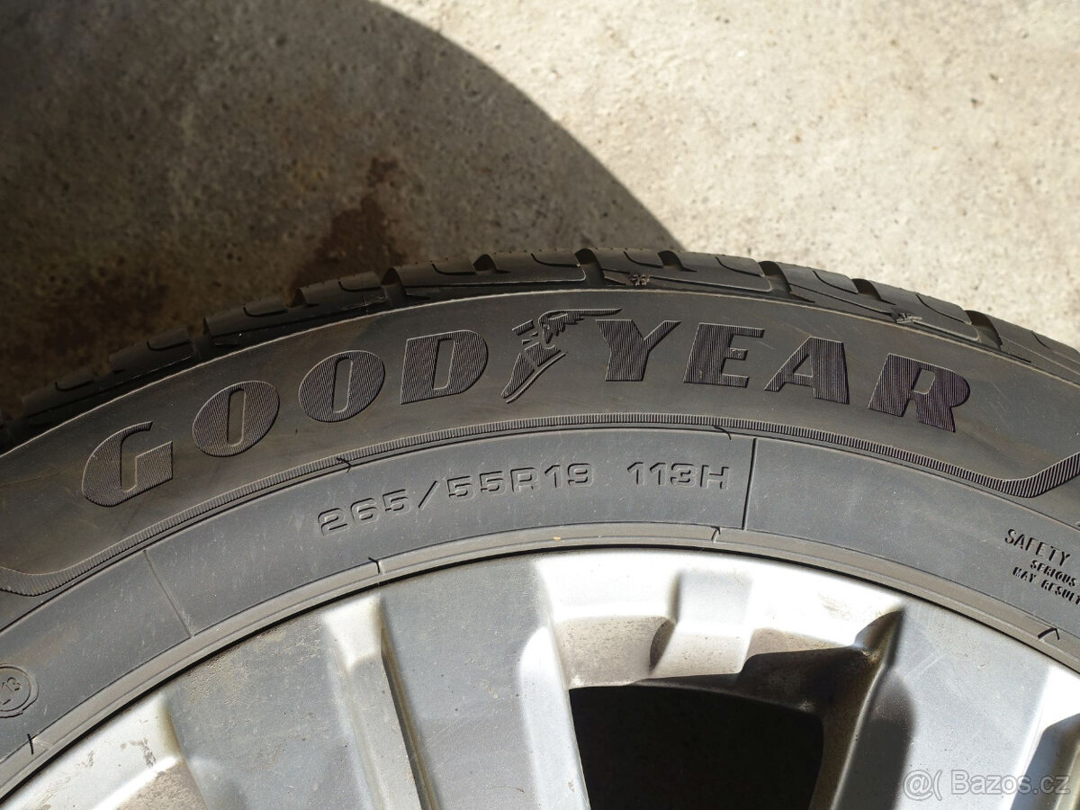 19" kola na Mercedes ML/GL/R vč nových pneu GoodYear - 4