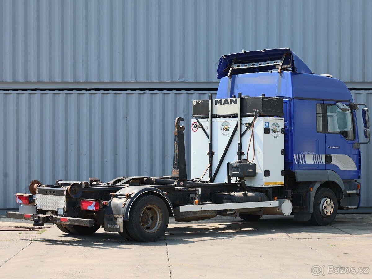 MAN TGL 12.240, VÝŠKA HÁKU 100 cm, GO MOTORU, NOVÁ SPOJKA, V - 4