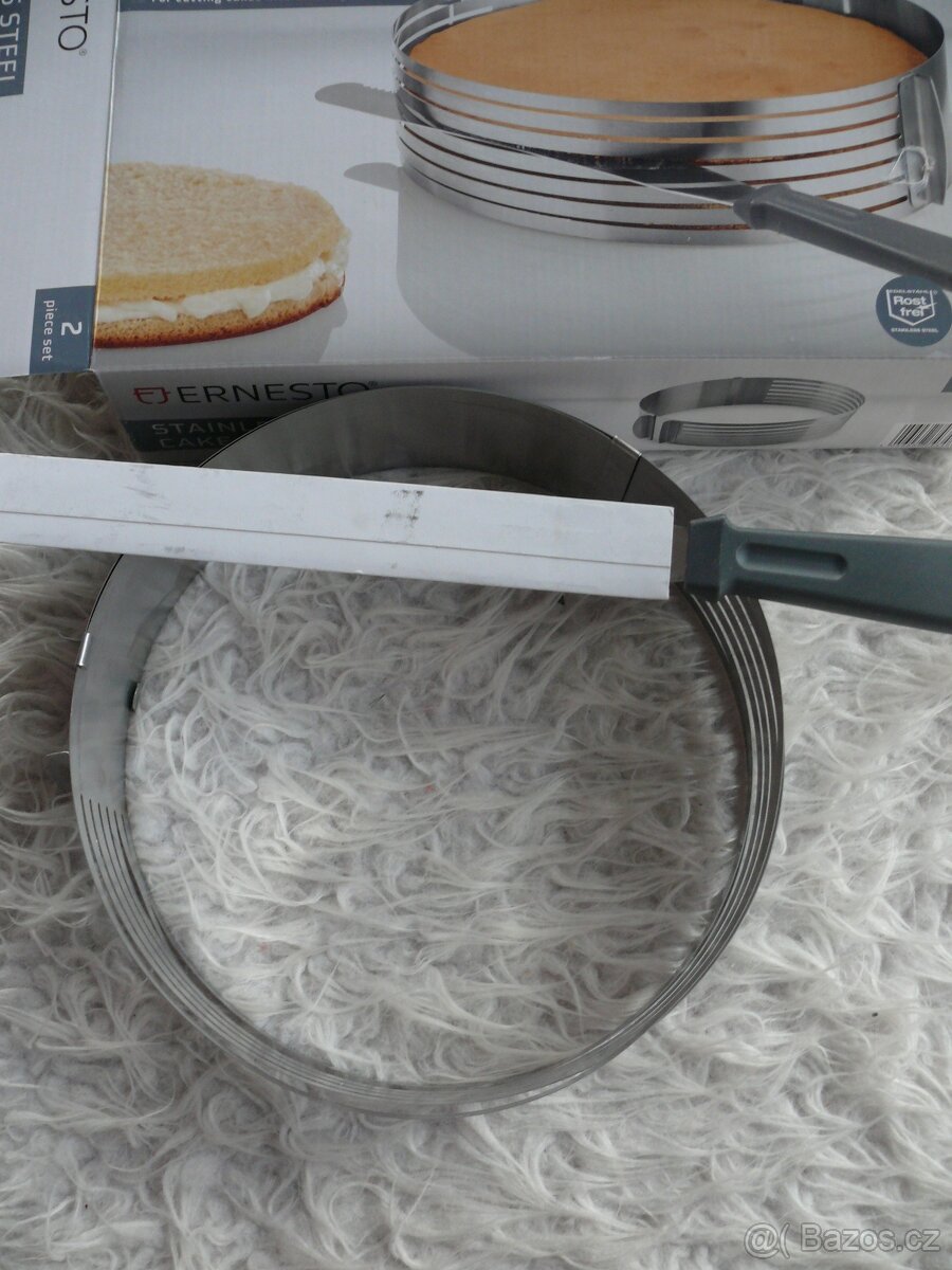 Forma na korpus/dort posuvná prokrajovací + nůž - 4